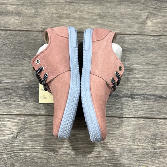 NEW • Fly London • Women’s Serraje Lace Up Sneakers Light Pink / Gray Suede 36 - Picture 3 of 5